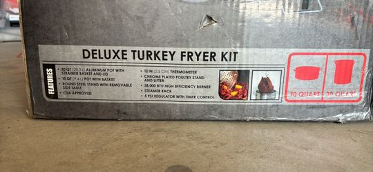 Deluxe Turkey Fryer Kit $90 OBO