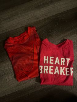 2 Red Kids Graphic T-Shirts Bundle