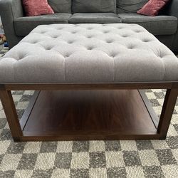 Grey Ottoman