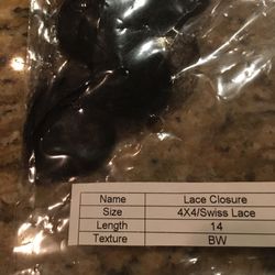 Body Wave Lace Closure Free Part Hair Weave