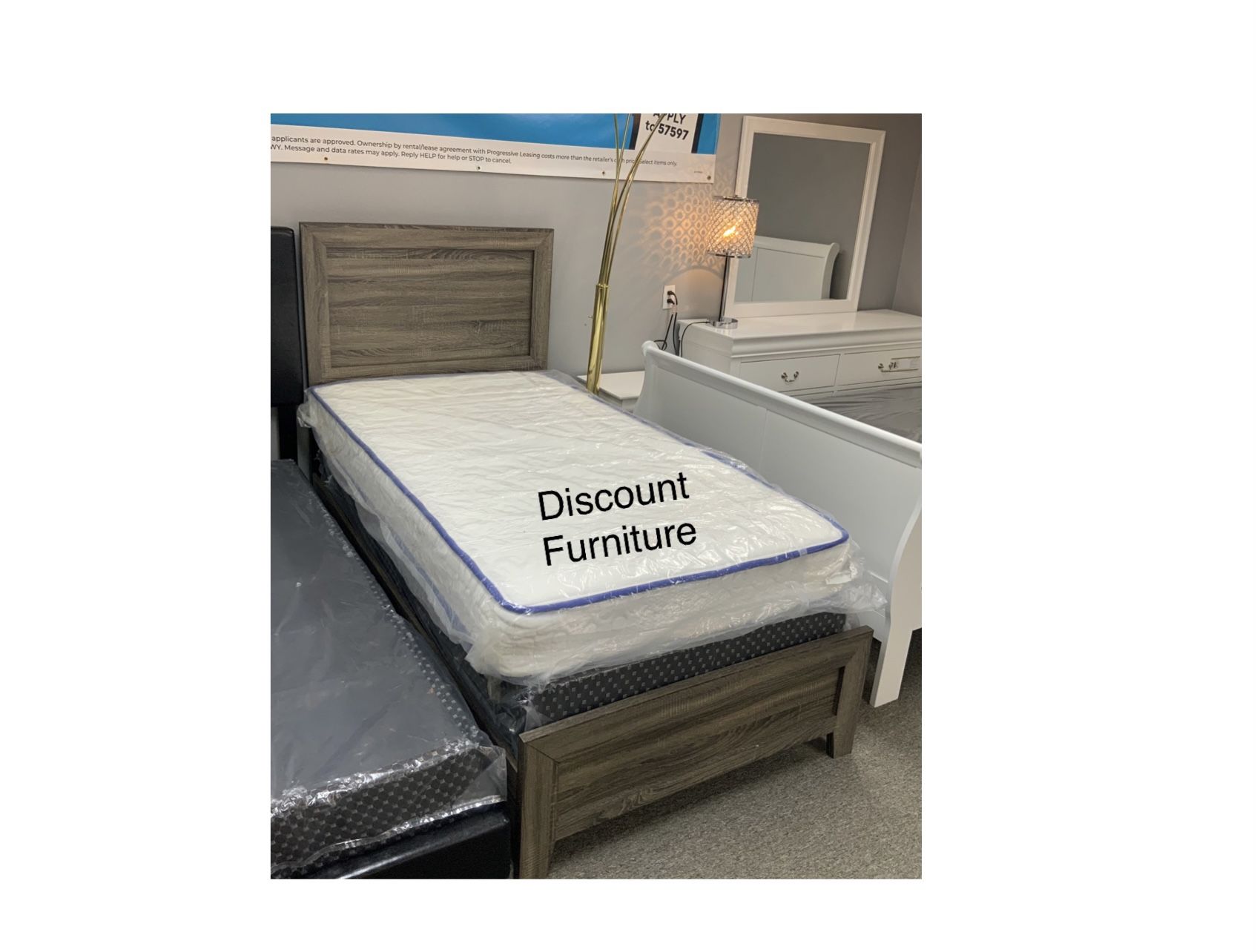 Twin Bed With Mattresses