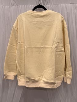 Women's EFAN Cream Fleece Crewneck Sweatshirt