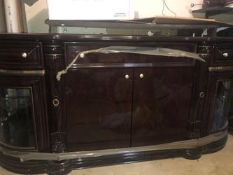 Furniture Formal Dining Bellagio Brown Cherry Server cash only