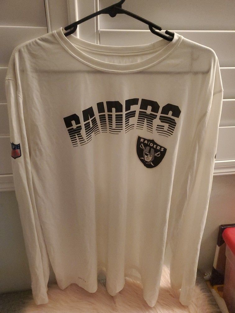 Raiders Nike Dri Fit Long Sleeve Shirt