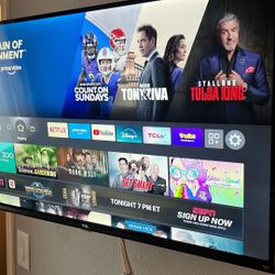 32” TCL Fire Tv - Like New W/ Wall Mount