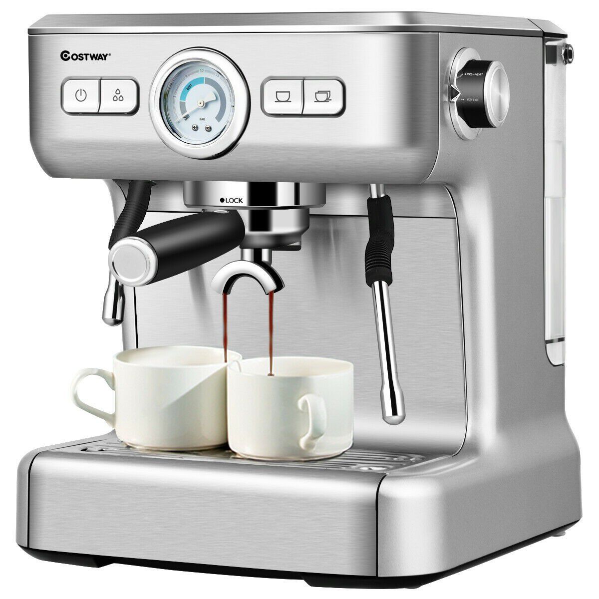 Semi-Auto Espresso Coffee Maker Machine