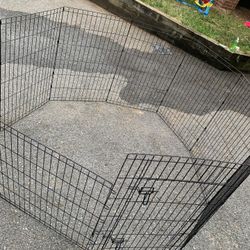 Large pets Exercise play pen with Door  (36 inches High’ 9 Panels) Adjutanle to a Few different Shapes