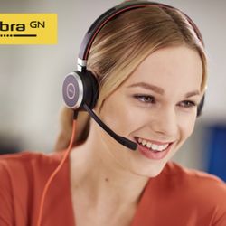 Jabra Evolve 40 Stereo Headset Microphone with Control Unit