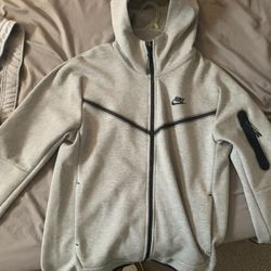 Grey Nike Fleece Tech Suit