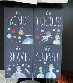 Outer Space Planet Themed Wall Art