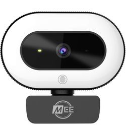 MEE audio 202L 1080p Live Webcam with LED Ring Light