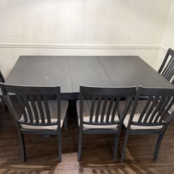 Dining table with 5 chairs