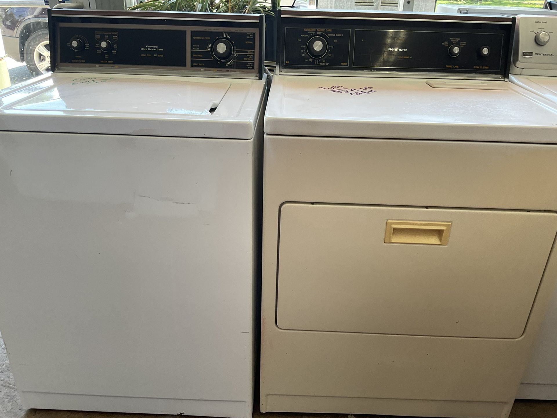 Kenmore Old School Washer & Electric Dryer! Heavy Duty! Built To Last! 100% GUaranteed For 30 Days! Delivery Available TODAY