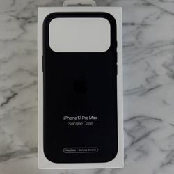 Apple iPhone 17 Pro Max Silicone Case Black