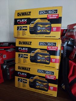 New Dewalt FLEXVOLT 12.0 Battery 20V 60V