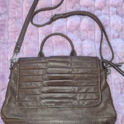 Day & Mood™ Brenna Top-Handle satchel Chocolate Brown Leather Cross body $228+

