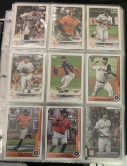 Houston Astro 26 Baseball Cards 