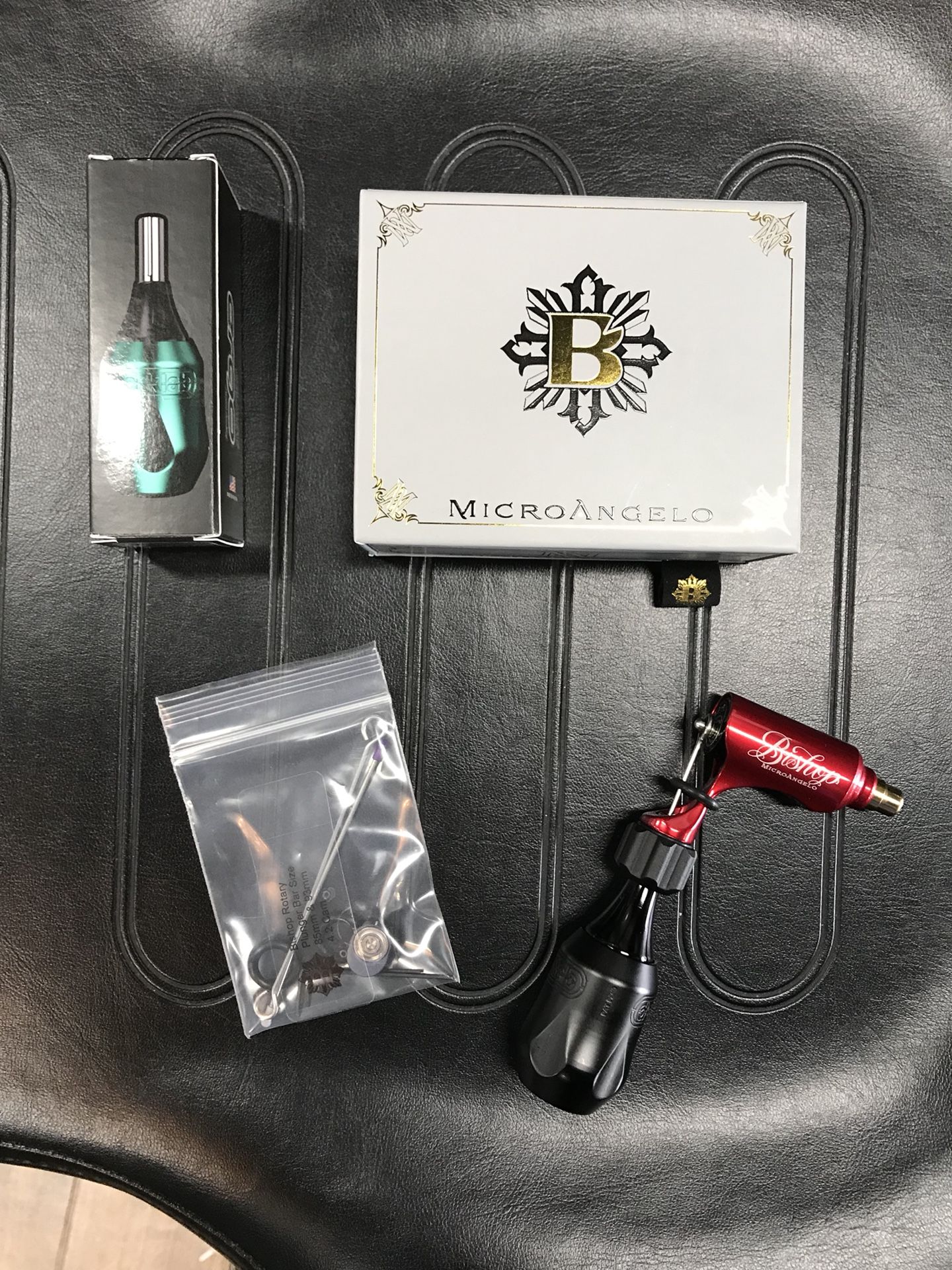 Bishop microangelo V2 and darklab ergo grip