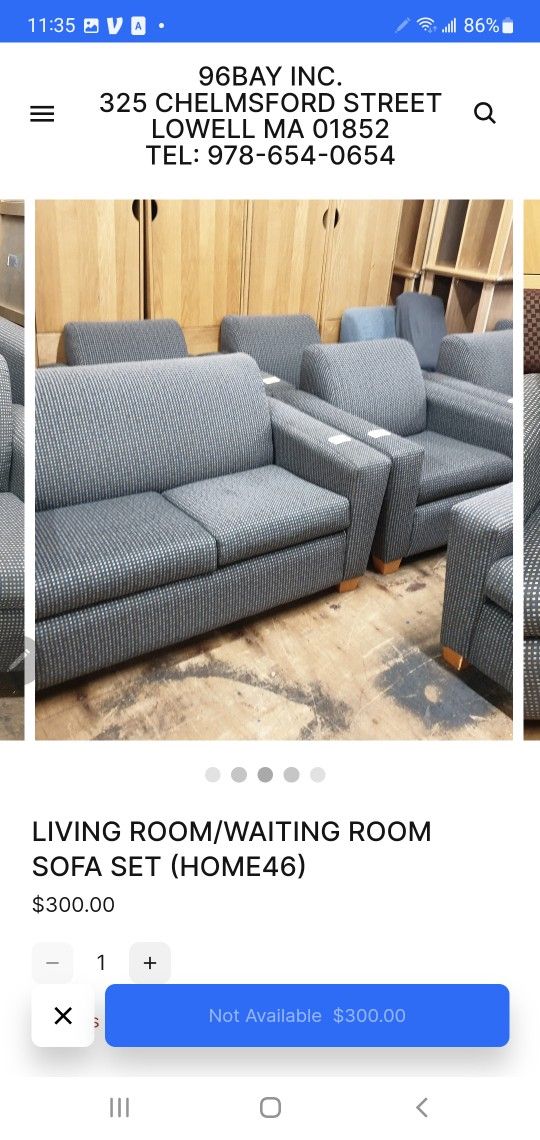 LIVING ROOM/WAITING ROOM SOFA SET (HOME46)