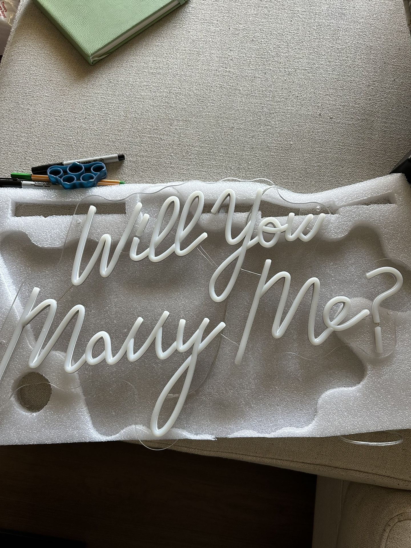 Light Up Sign ( Will You Marry Me?)