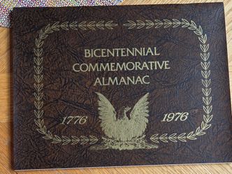 The Equitable Bicentennial Almanac 1(contact info removed) HC Illustrated Limited Ed 1976