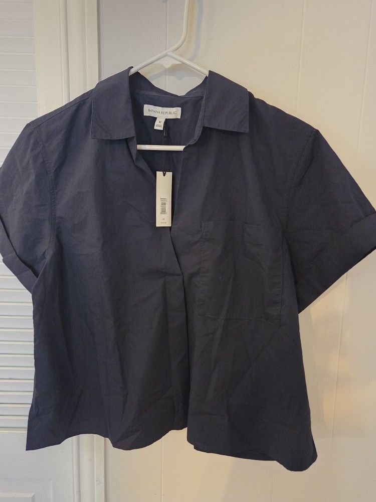 Banana Republic Navy Blue Shirt