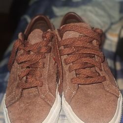 Converse One Star Pro Ox Suede Shoes Eternal Earth Red