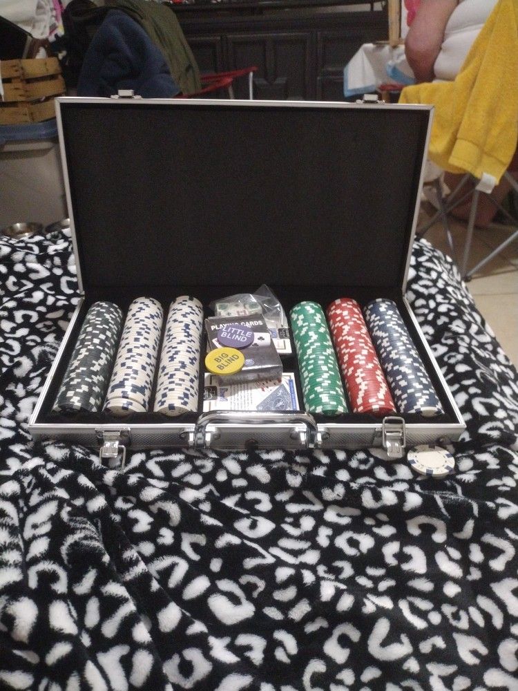 Professional Texasholdempokerset Withmetalcase