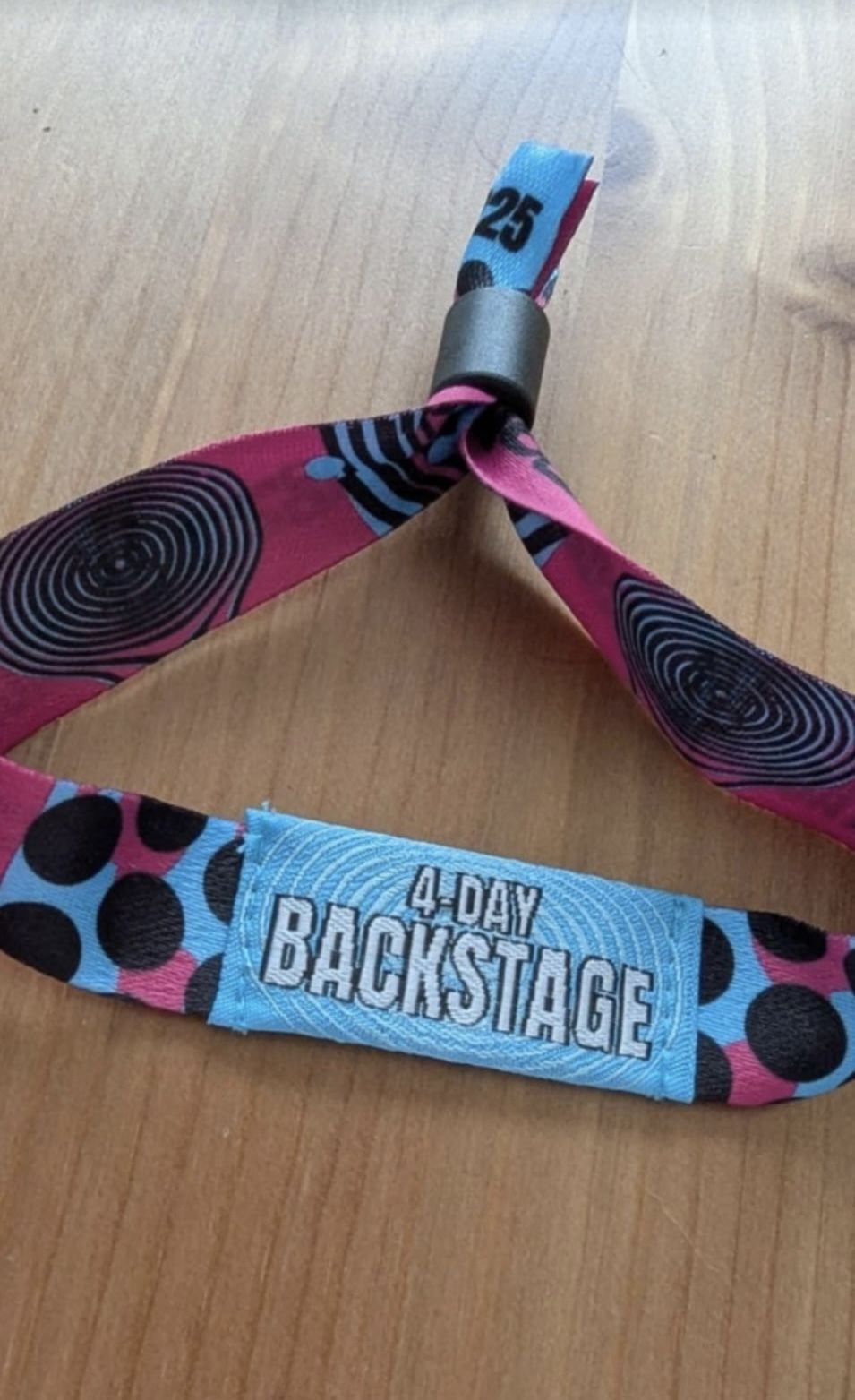 Lollapalooza 2025 4- Day Backstage Access Wristbands!-$4,000 EACH