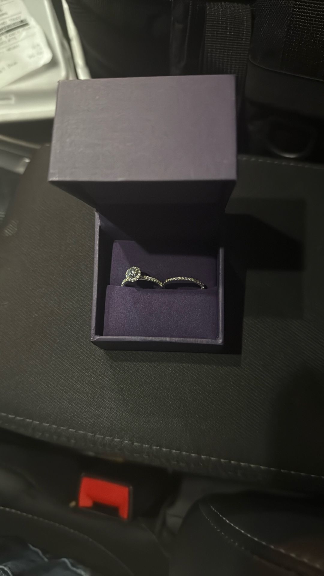 Engagement And Wedding Rings.