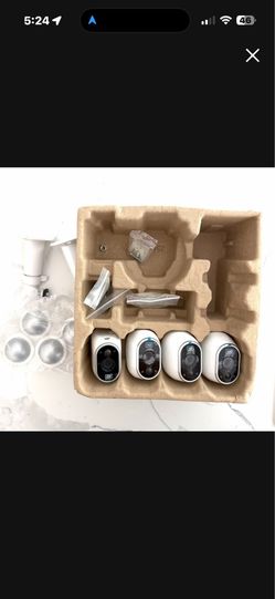 NEW -Netgear Arlo 4 wire-free HD Security Cameras