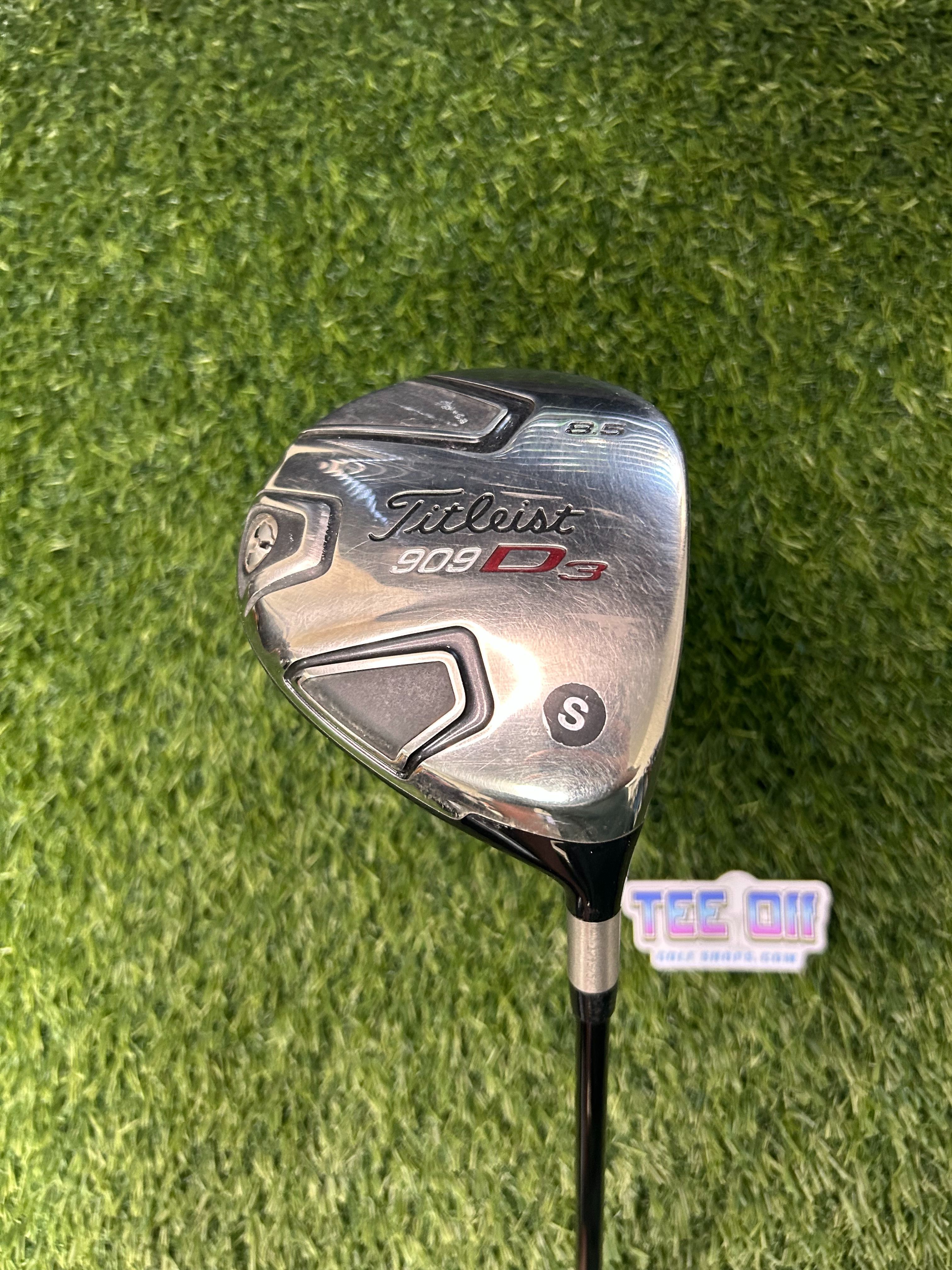 Titleist 909 D3 Driver 8.5 Loft Voodoo Stiff Flex GP Grip RH