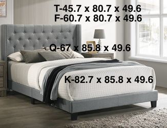 New Full Size Bed With New Mattress Included