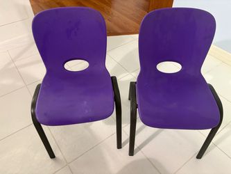 Two Lifetime Kids Chairs