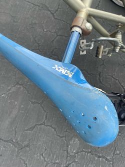 Blue KMX Kobe Bmx Seat Vintage Hsiang Li Old School seat only