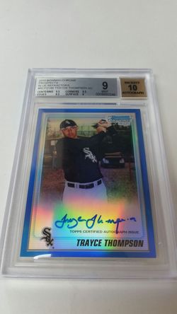 Trayce Thompson. 2010 Bowman Chrome Auto.