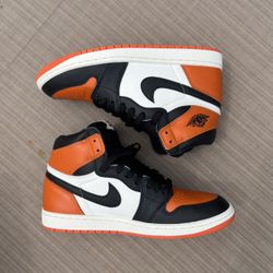 🔥 Mens Size 8.5 2025 Air Jordan 1 High OG “Shattered Backboard” • OG Box & Extras