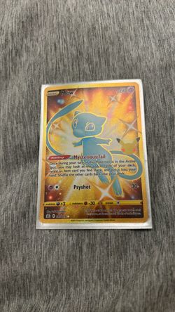 Shiny Mew 25th anniversary card