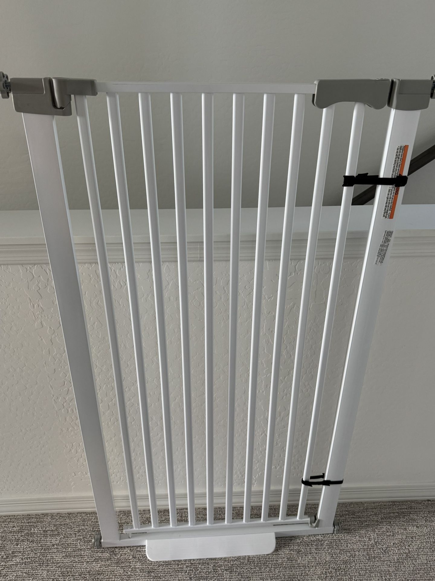 51'' Extra Tall Cat Gate Barrier for Doorways Hallways, Pressure Mounted Pet Dog Gates No Drilling Auto Close, Cat Fence Indoor Climb Proof 30-32.6'' 