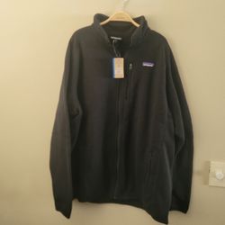 Patagonia Better Sweater Jacket Coat Full Zip BlackXXL