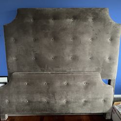 QUALITY Thick Grey Queen Bed