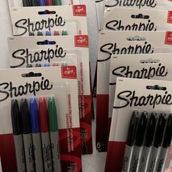 10 Packs Of Sharpie Markers 50 Total