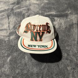 Supreme  New York 6-Panel White