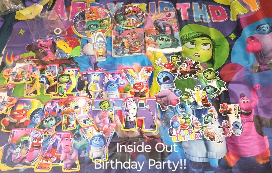Inside Out Birthday Decorations and Party Supply