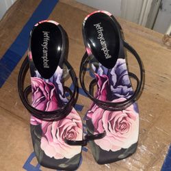 Jeffrey Campbell Rose Heels Size 6 