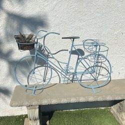 Metal Bike Plant Stand 