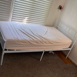 FREE TWIN BED MATRESS AND FRAME!!