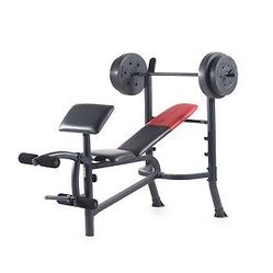 80 LB WEIGHT SET WITH BENCH 