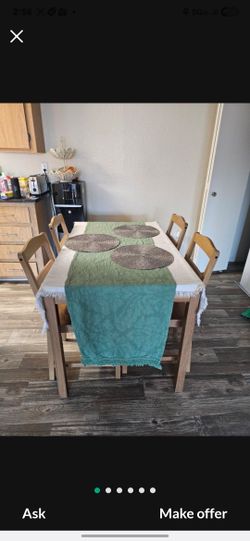 Mesa 4 sillas de madera IKEA ver mis otras ofertas