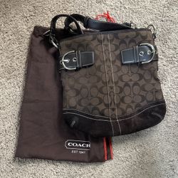 Beautiful Coach Handbag Brown 